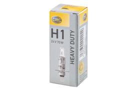 24v lemputes - Halogeninė lemputė HELLA H1 24V - 1 nuotrauka