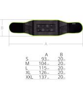 nugaros itvaras - Insportline Back Support Magnet Size S - 5 nuotrauka