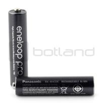 ikraunamos baterijos aaa - Panasonic Eneloop Pro Rechargeable Battery 2x AAA 930mAh - 3 nuotrauka