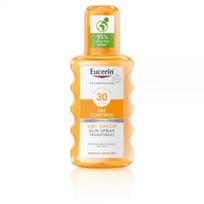 spf 30 nuo saules - EUCERIN skaidrus purškalas nuo saulės, SPF 30, 200 ml - 1 nuotrauka