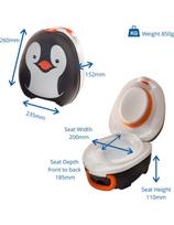 mokomasis nesiojamas naktipuodis my carry potty - Mokomasis nešiojamas naktipuodis, Pingvinas - 5 nuotrauka