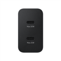 ac adapter samsung - T5020XBEGEU Samsung 50W Power Adapteris DuoType-C, USB, Juodas (Juodas) - 3 nuotrauka