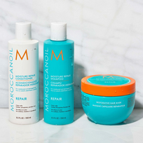 moroccanoil sampunas - Moroccanoil Atstatomasis Šampūnas Moterims 500 ml (Šampūnas 500 ml + Kondicionierius 500 ml) - 3 nuotrauka
