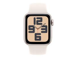 apple watch gold - Apple Watch SE 2023 GPS 40mm Sport Band M/L, starlight (MR9V3ET/A) - 2 nuotrauka