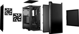 be quiet! pure base - Be Quiet! Pure Base 501 Airflow Black (Juodas) - 2 nuotrauka