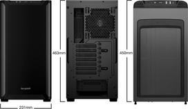 be quiet! pure base - Be Quiet! Pure Base 501 Airflow Black (Juodas) - 5 nuotrauka