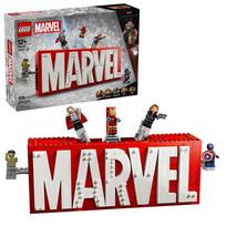 lego minifigurel - 76313 LEGO® Super Heroes MARVEL logotipas ir minifigūrėlės - 1 nuotrauka