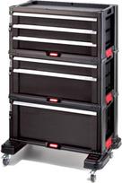 keter irankiu dezes - Keter Drawers, 562 mm x 289 mm x 742 mm, juoda - 1 nuotrauka
