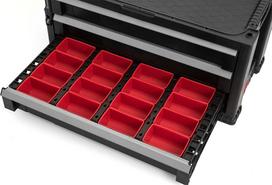 keter irankiu dezes - Keter Drawers, 562 mm x 289 mm x 742 mm, juoda - 3 nuotrauka