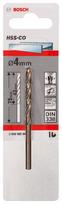 hss co graztu 5 - Grąžtas metalui Bosch HSS-Co STANDARD, DIN 338; 4x75 mm; 1 vnt. - 2 nuotrauka