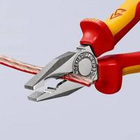 elektriko reples - Kombinuotos replės elektrikams KNIPEX 0306 200 mm - 3 nuotrauka