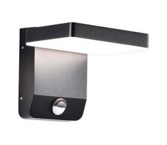 sviestuvai judesio davikliu - LED Lauko sieninis šviestuvas su jutikliu LED/17W/230V 4000K juoda - 1 nuotrauka