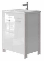 Vonios spintelė su praustuvu Brooklyn BR-65, balta (White)