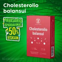 SAPIENS Cholesterolio balansui, 30 kapsulių
