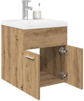 Kriauklės spintelė su įmontuotu kriaukle ir maišytuvu, artisano ąžuolo (Artisan Oak)