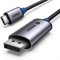 usb c displayport - Ugreen CM556 USB-C į DisplayPort 8K 1m - Pilkas (Gray) - 1 nuotrauka