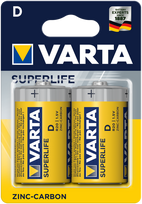 cinkuotais - Varta Super Life Battery 2x D - 2 nuotrauka