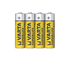 anglies cinko baterija - Varta Superlife Batteries 4x AA - 1 nuotrauka