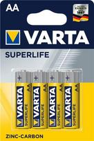 anglies cinko baterija - Varta Superlife Batteries 4x AA - 2 nuotrauka