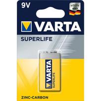 baterija 9v - Varta Superlife Hi-Voltage Zinc Carbon Battery 9V - 2 nuotrauka
