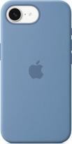 apple iphone 16e deklas - Apple iPhone 16e Silicone Case – Winter Blue MD3Q4ZM/ A - 1 nuotrauka