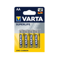 anglies cinko baterija - Varta Superlife Batteries 4x AA - 4 nuotrauka