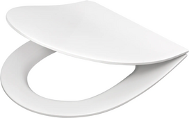 Deante Peonia klozeto dangtis su lėtu nusileidimu, baltas (White) (CDE_6SOZ)