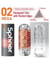tenga - Masturbatorius Tenga Spinner Tetra - 12 nuotrauka