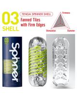 tenga - Masturbatorius Tenga Spinner Tetra - 13 nuotrauka