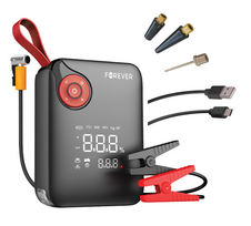 jump ikrovikliai - Forever Jump Starter 4in1 JS-400 7200mAh Juodas-Raudonas (Black-Red) - 2 nuotrauka