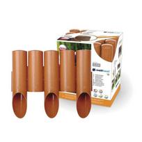 plytu imitacija - Cellfast Standard 4 el. sodo palisada, raudona (Red), 2,3 m - 2 nuotrauka
