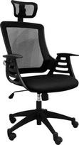 Home4you Office With Headrest 27714 Merano Black (Juoda)