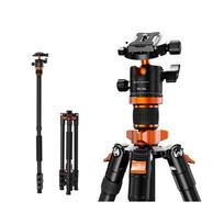 tripod k f - K&F Concept K254A3 trikojis su BH-28L rutuline galvute - 2 nuotrauka