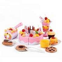 EcoToys Cake For Chopping Birthday Set 80pcs