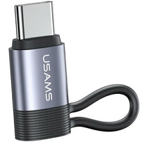 usb c lightning adapteris - USAMS AU17 Lightning - USB-C 30W Stalinis/Aliuminis (SJ677) - 2 nuotrauka