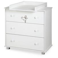 Klups Safari Giraffe, 85 cm x 48 cm, balta (White)