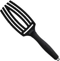 finger - Olivia Garden Finger Brush Double Bristles plaukų šepetys Juodas (Black) 1 vnt. - 1 nuotrauka