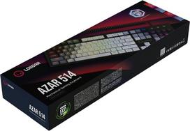 white gaming keyboard - LORGAR Azar 514, RGB apšvietimas, Baltas (White) - 2 nuotrauka