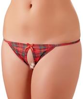 erotinis - Seksualių apatinių komplektas Plaid - 3 nuotrauka