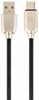 Gembird USB To USB Type - C Premium Rubber Black 1m