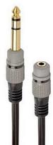 3.5mm male - Gembird 6.35mm Male To 3.5mm Female Audio Adapter A-63M35F-0.2M - 1 nuotrauka