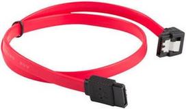 Lanberg SATA To SATA Angled Red 1m