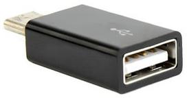 usb a male type usb c female - Gembird USB 2.0 To Type-C Adapter - 1 nuotrauka