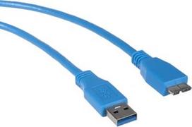 micro usb laidas 5m - Maclean USB 3.0 A to Micro B Cable 0.5m - 1 nuotrauka