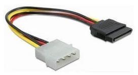 molex sata - Gembird Cable Molex to SATA 0.12m - 1 nuotrauka