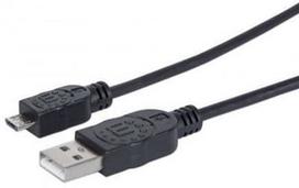 Manhattan Cable USB to USB-micro Black 1.8m