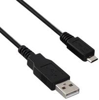 micro usb cable - Akyga Cable USB / Micro USB 1m Black - 1 nuotrauka
