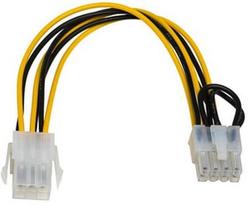 pci express 8 pin - Akyga Adapter PCI Express 6-pin / 8-pin 0.2m - 1 nuotrauka