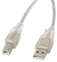Lanberg Cable USB / USB Transparent 1.8m