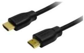 hdmi laidas 2m - LogiLink Cable HDMI / HDMI Black 0.2m - 1 nuotrauka